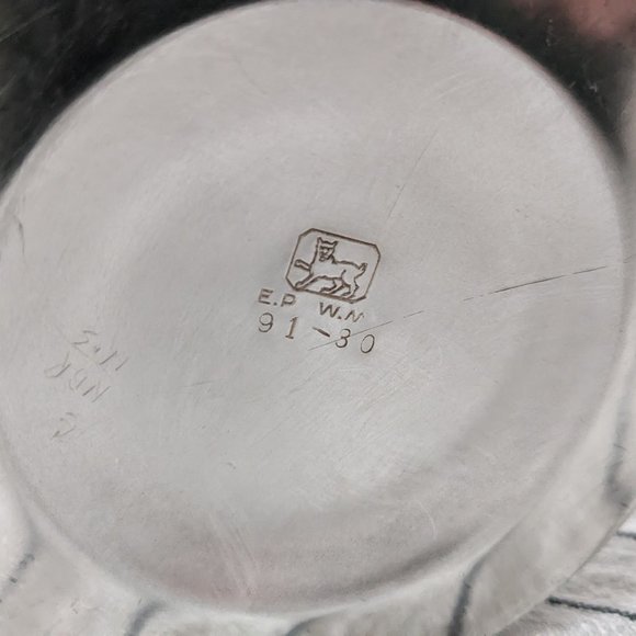 Antique Silver Plate Small Milk Creamer Jug - Picture 3 of 4